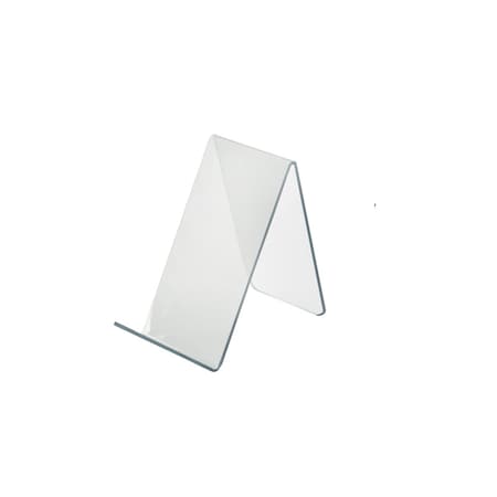Azar Displays 2.5"W x 5"D x 4.125"H Easel Display. Front Lip: 1.25"H, PK10 515415